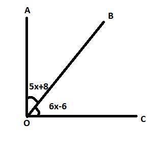 OA ⊥ OC start overline, O, A, end overline, \perp, start overline, O, C, end overline \qquad m \angl