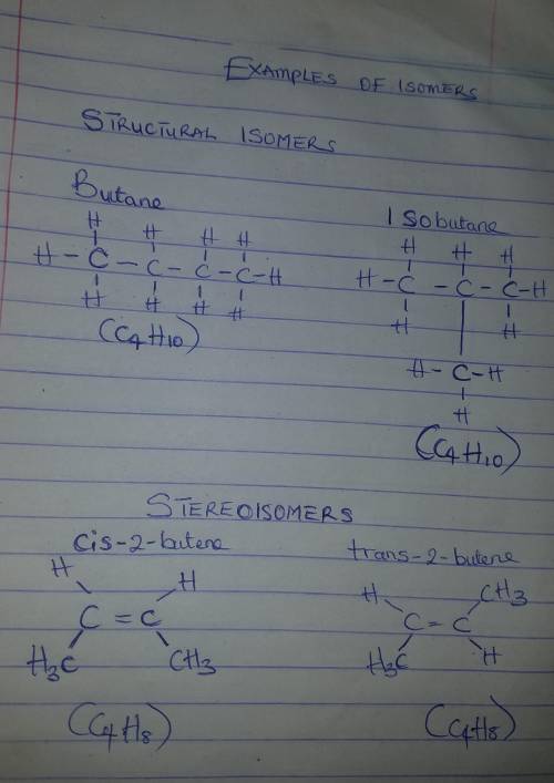 Isomers of hydrocarbons have the same formula but different formula.