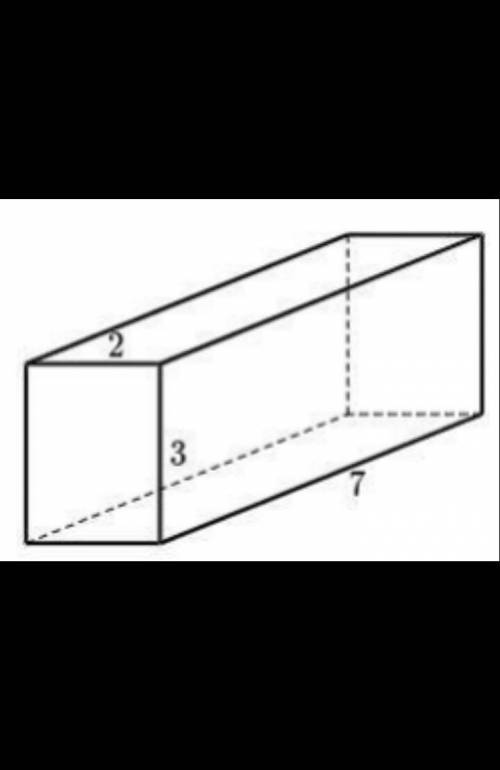 Find the surface area of the rectangular prism above using its net below