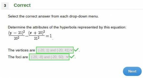 Determine the attributes of the hyperbola represented by this equation:

(y-21)^2/20^2-(x+20)^2/21^2