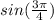 sin(\frac{3\pi}{4} )