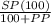 \frac{SP(100)}{100 + PP}