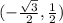 (-\frac{\sqrt{3} }{2},\frac{1}{2} )