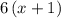 6\left(x+1\right)