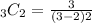 _3 C_2=\frac{3}{(3-2)2}