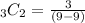 _3C_2 = \frac{3}{(9-9)}