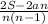 \frac{2S-2an}{n(n-1)}