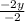 \frac{-2y}{-2}