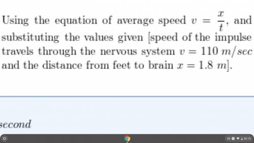 You step onto a hot beach with your bare feet. A nerve impulse, generated in your foot, travels thro