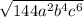 \sqrt{144a^2 b^4 c^6}