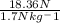 \frac{18.36N}{1.7Nkg^-1}