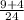 \frac{9+4}{24}