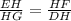 \frac{EH}{HG}=\frac{HF}{DH}