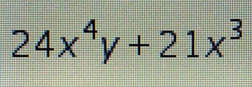 What is the gcf of the terms of the polynomial?