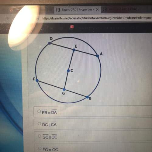 For circle c, if cg=ce, what conclusion can be made?