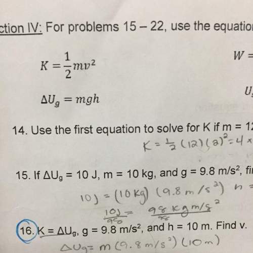 Can someone explain how to solve number sixteen using those two equations?