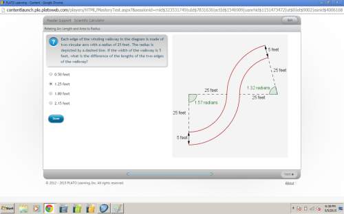 Each edge of the winding walkway in the diagram is made of two circular arcs with a radius of 25 fee