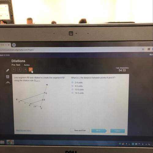 What is x, the distance between points a and a’