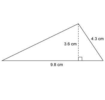 1. (1 pt) which pair is a base and corresponding height for the triang