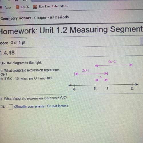 What algebraic expression represents gk?