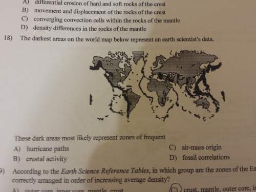 Earth science ? ! me do #18. picture inside : )