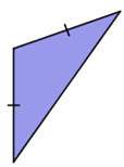 Classify the triangle by side length and angle measurement. a.equilateral, acute