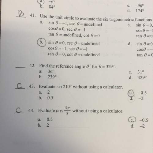 Does anyone know the answer for 42 ?