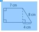 What is the area of the trapezoid below?  a. 36 squa