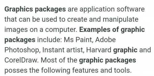 Examples of drawing packages
