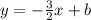 y=-\frac{3}{2}x+b