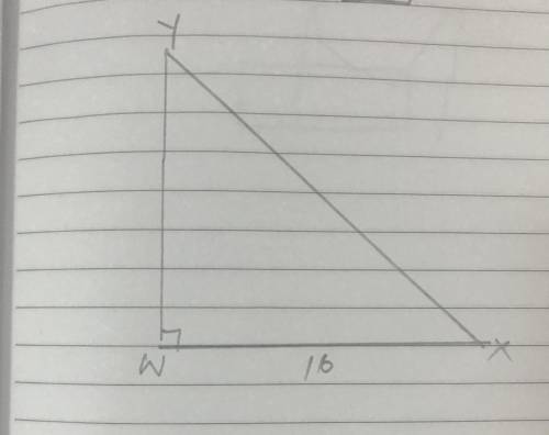 If cos f° = 4/9 and the measure of XW is 16 units, what is the measure of XY