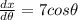 \frac{dx}{d \theta} = 7cos \theta