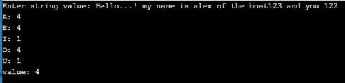 g Write a C program that prompts the user for a string of, up to 50, characters and numbers. It can