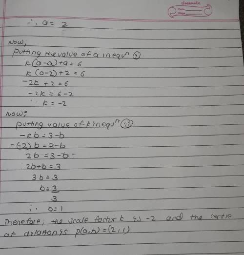 PLEASE HELP ME A quadrilateral with vertices (0,0), (4,0), (3,2), (1,1) is mapped to a quadrilateral