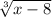 \sqrt[3]{x - 8}