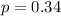 p = 0.34