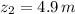 z_{2} = 4.9\,m