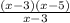 \frac{(x-3)(x-5)}{x-3}