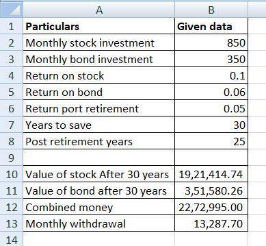 you are planning t save for retirement over the next 30 years. To do this, you will invest $850 per