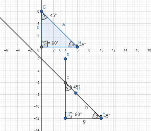 By moving point G, how many triangles is it possible to draw, keeping the measure of just one angle