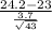 \frac{24.2-23}{\frac{3.7}{\sqrt{43} } }