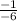 \frac{-1}{-6}