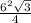 \frac{6^2\sqrt{3} }{4}