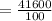 =  \frac{41600}{100}