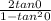 \frac{2tan0}{1-tan^20}