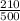 \frac{210}{500}