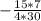 -\frac{15*7}{4*30}