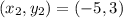 (x_2,y_2) = (-5,3)