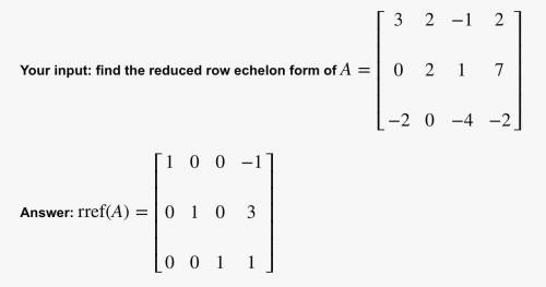 Solve 3x+2y−z=2 2y+z=7 −2x−4z=−2 Enter your answer, in the form (x,y,z), in the boxes in simplest te