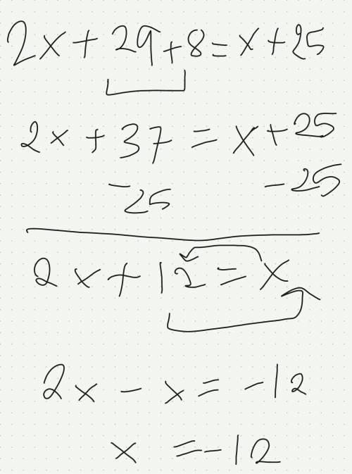 Solve for x (image below)